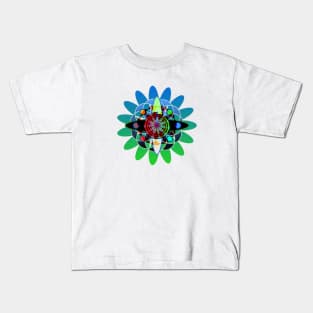 Psychedelic Abstract Star Visions Kids T-Shirt